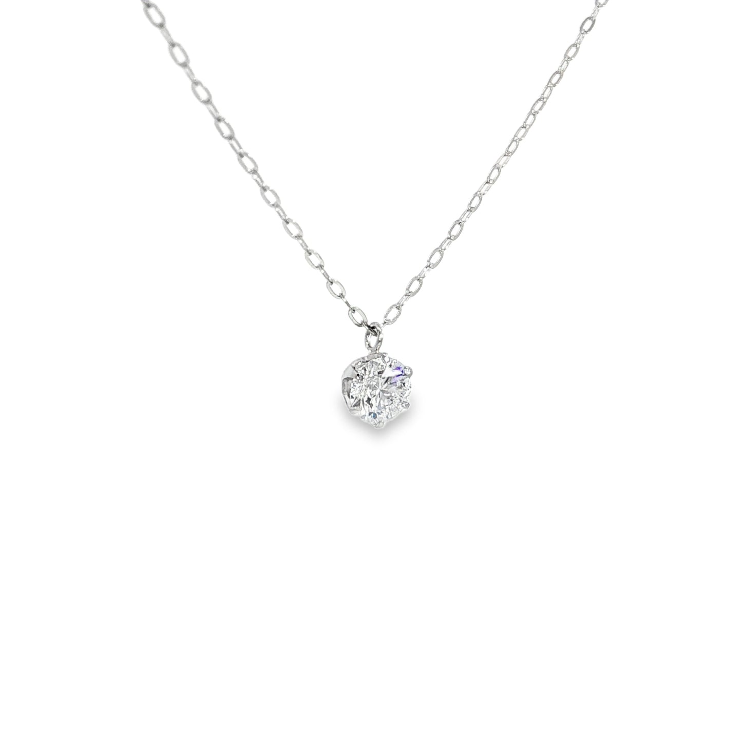 Product Images, Model Photos & Video Set (0.3ct Solitaire Necklace) | Lab-Grown Diamond Wholesale