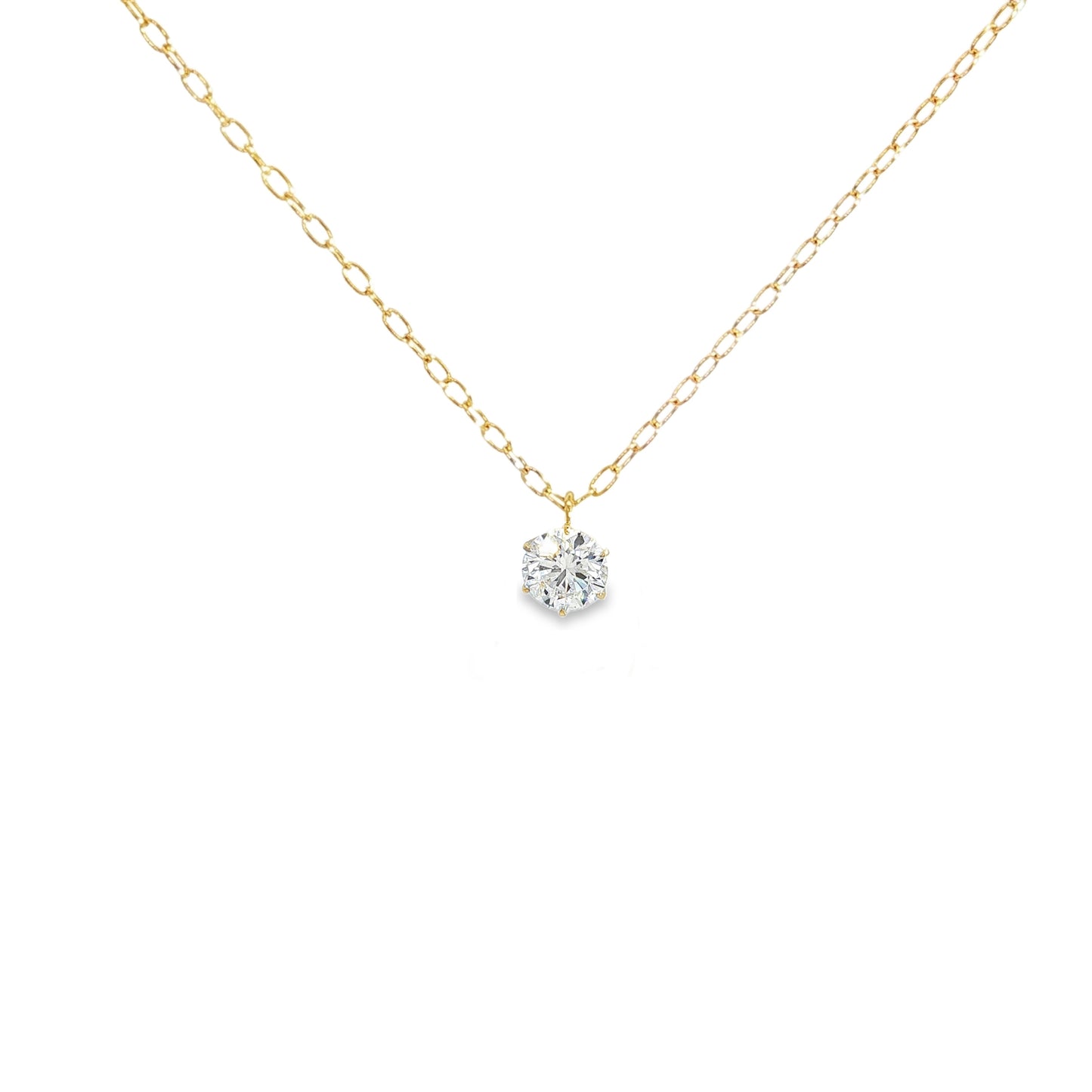 0.3ct Lab Grown Diamond Solitaire Necklace | D/VVS2/3EX | with IGI certificate | Wholesale