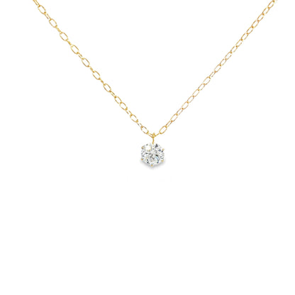 0.3ct Lab Grown Diamond Solitaire Necklace | D/VVS2/3EX | with IGI certificate | Wholesale