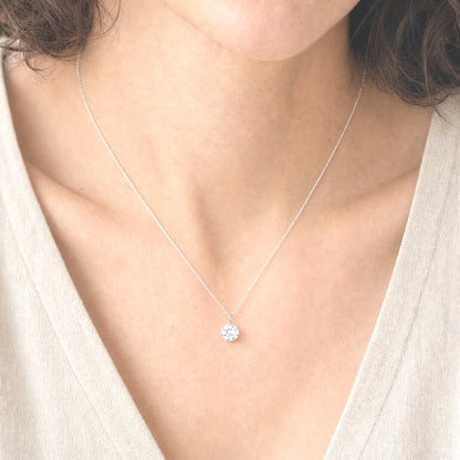 0.5ct Lab Grown Diamond Solitaire Necklace | D/VVS2/3EX | with IGI certificate | Wholesale