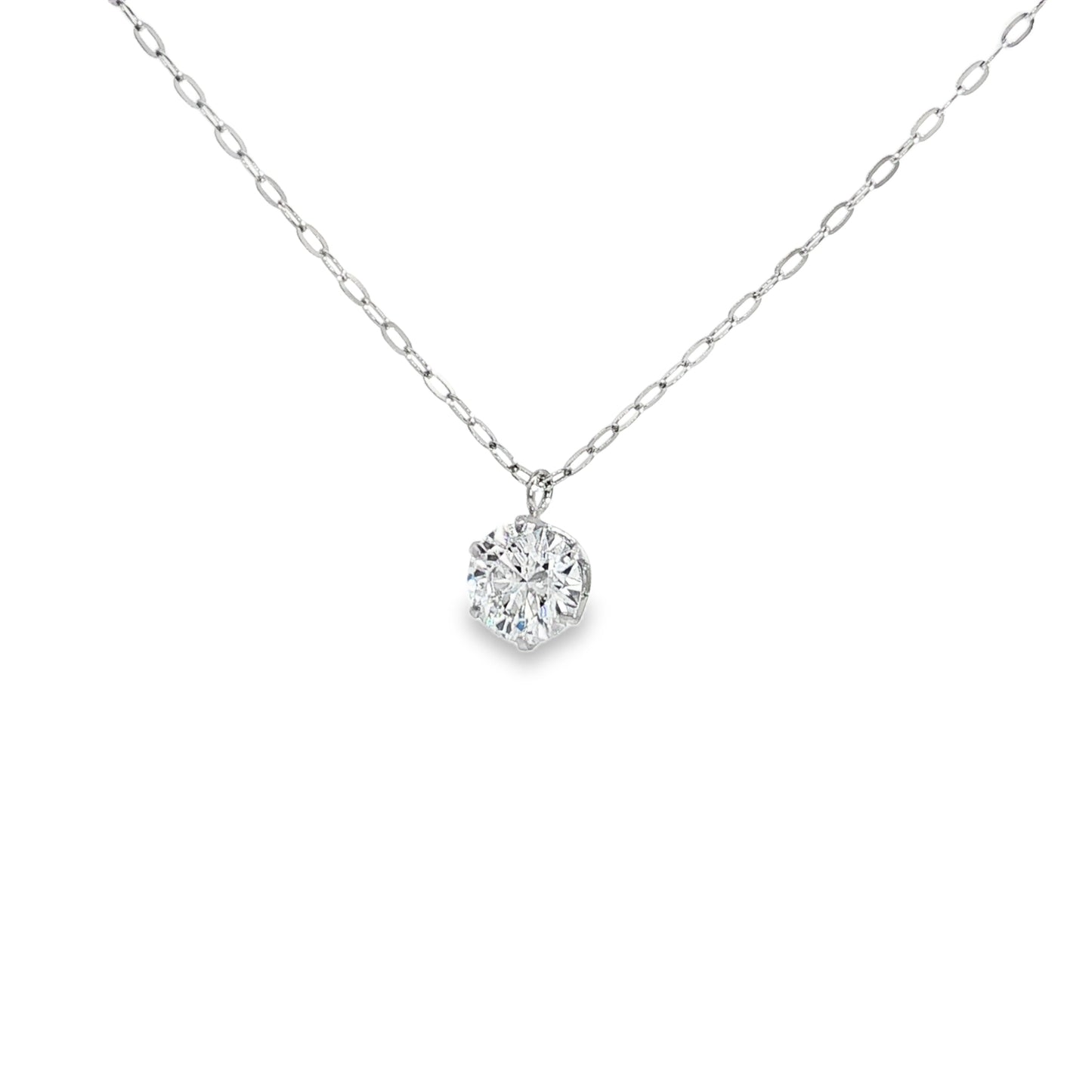 Product Images, Model Photos & Video Set (0.5ct Solitaire Necklace) | Lab-Grown Diamond Wholesale