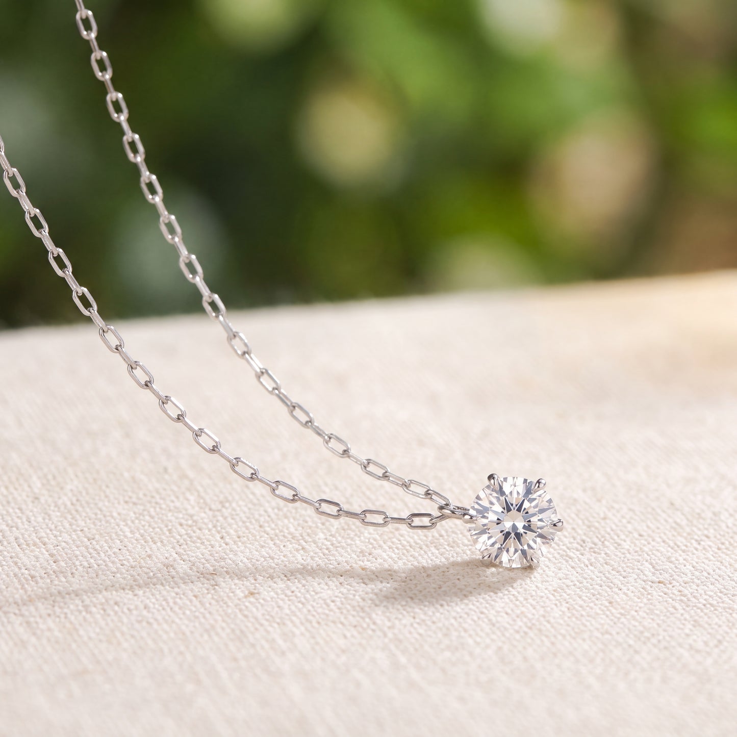 0.5ct Lab Grown Diamond Solitaire Necklace | D/VVS2/3EX | with IGI certificate | Wholesale