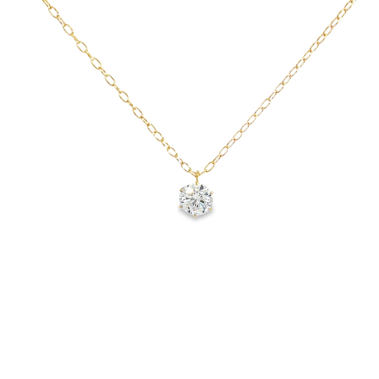 0.5ct Lab Grown Diamond Solitaire Necklace | D/VVS2/3EX | with IGI certificate | Wholesale