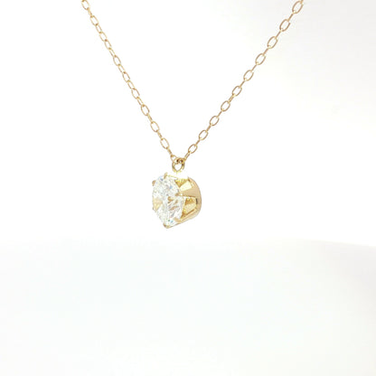 1.0ct Lab Grown Diamond Solitaire Necklace | D/VVS2/3EX | with IGI certificate | Wholesale