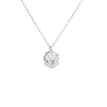 Product Images, Model Photos & Video Set (1ct Solitaire Necklace) | Lab-Grown Diamond Wholesale