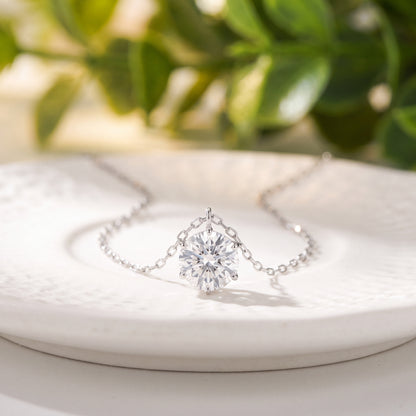 1.0ct Lab Grown Diamond Solitaire Necklace | D/VVS2/3EX | with IGI certificate | Wholesale
