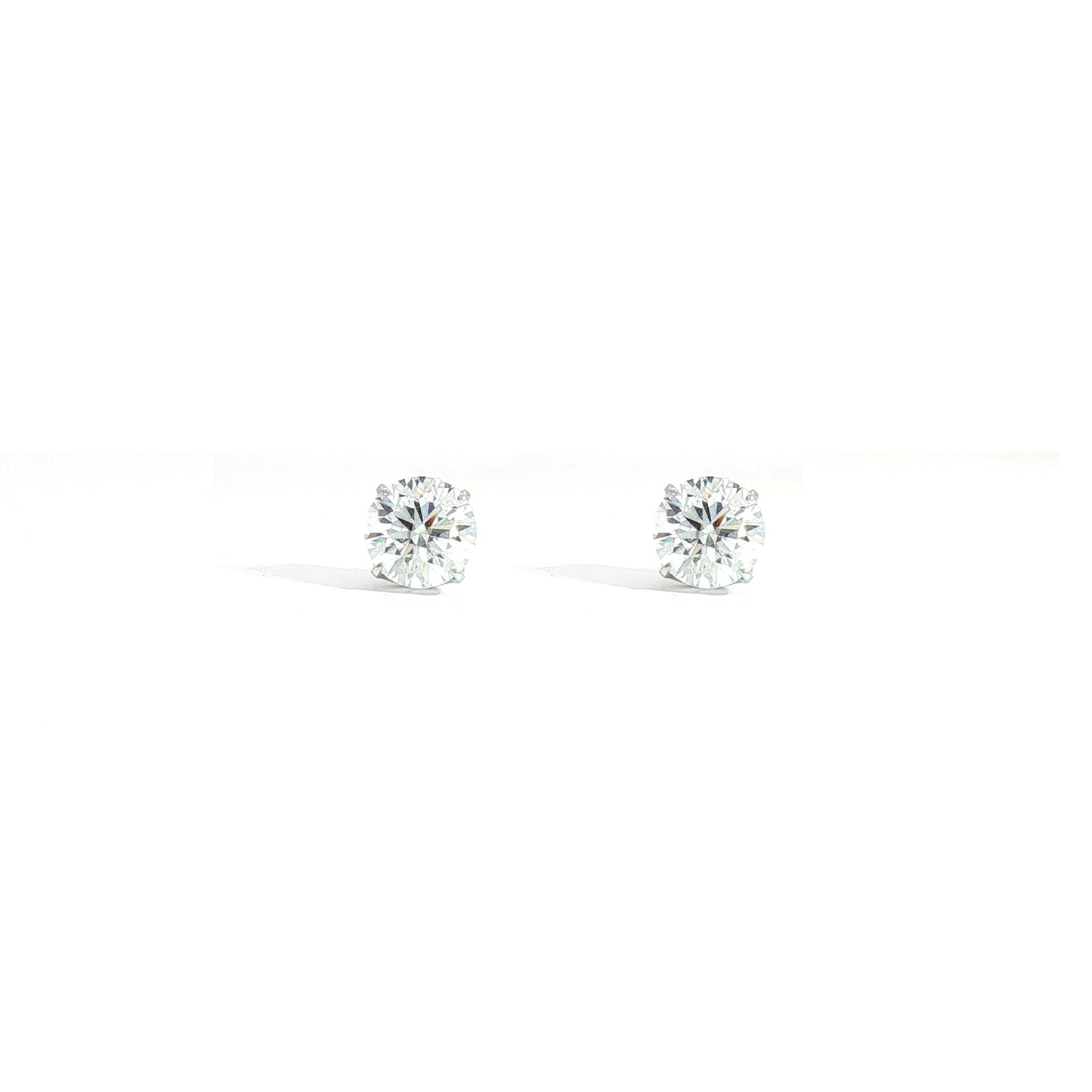0.3ct Lab Grown Diamond Solitaire Pierced Earrings | D/VVS2/3EX | with IGI certificate | Wholesale