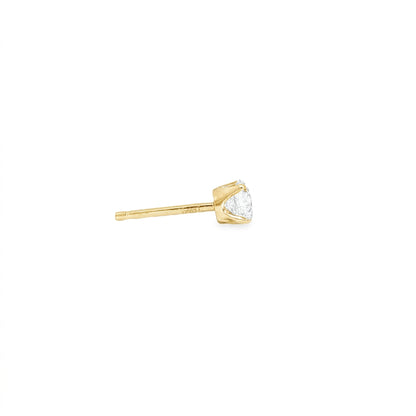 0.3ct Lab Grown Diamond Solitaire Pierced Earrings | D/VVS2/3EX | with IGI certificate | Wholesale