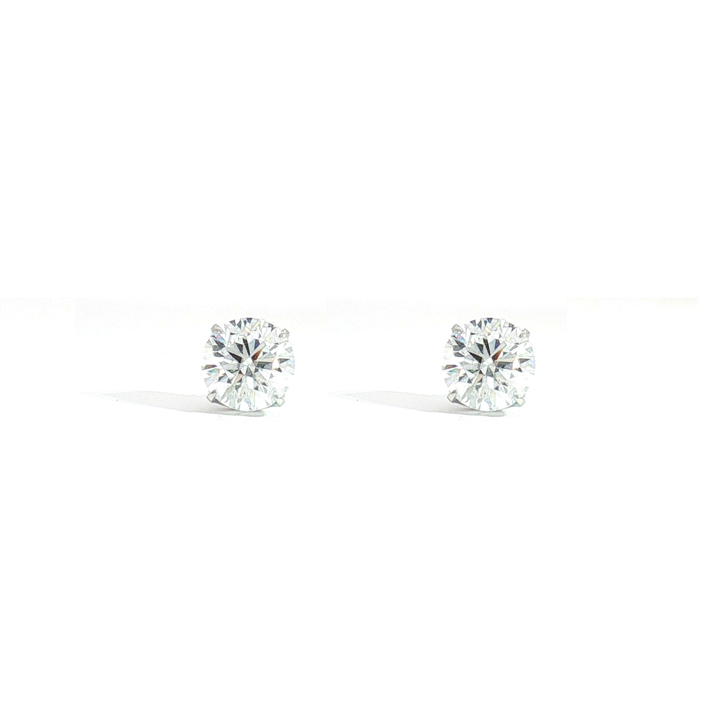 0.5ct Lab Grown Diamond Solitaire Pierced Earrings | D/VVS2/3EX | with IGI certificate | Wholesale