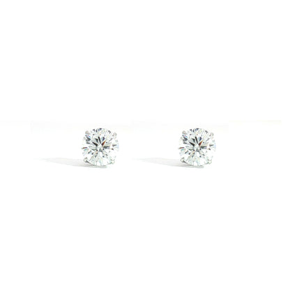 0.5ct Lab Grown Diamond Solitaire Pierced Earrings | D/VVS2/3EX | with IGI certificate | Wholesale