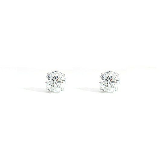 Product Images, Model Photos & Video Set (0.5ct*2 Solitaire Pierced Earrings ) | Lab-Grown Diamond Wholesale