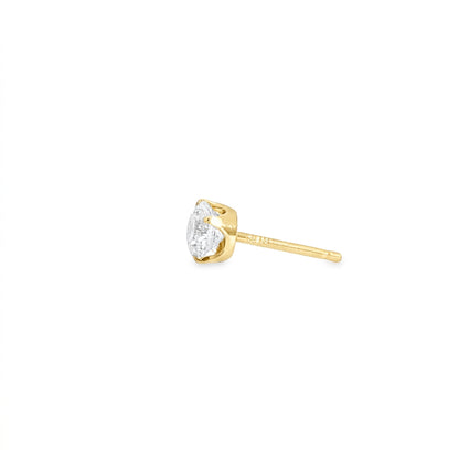 Product Images, Model Photos & Video Set (0.5ct*2 Solitaire Pierced Earrings ) | Lab-Grown Diamond Wholesale