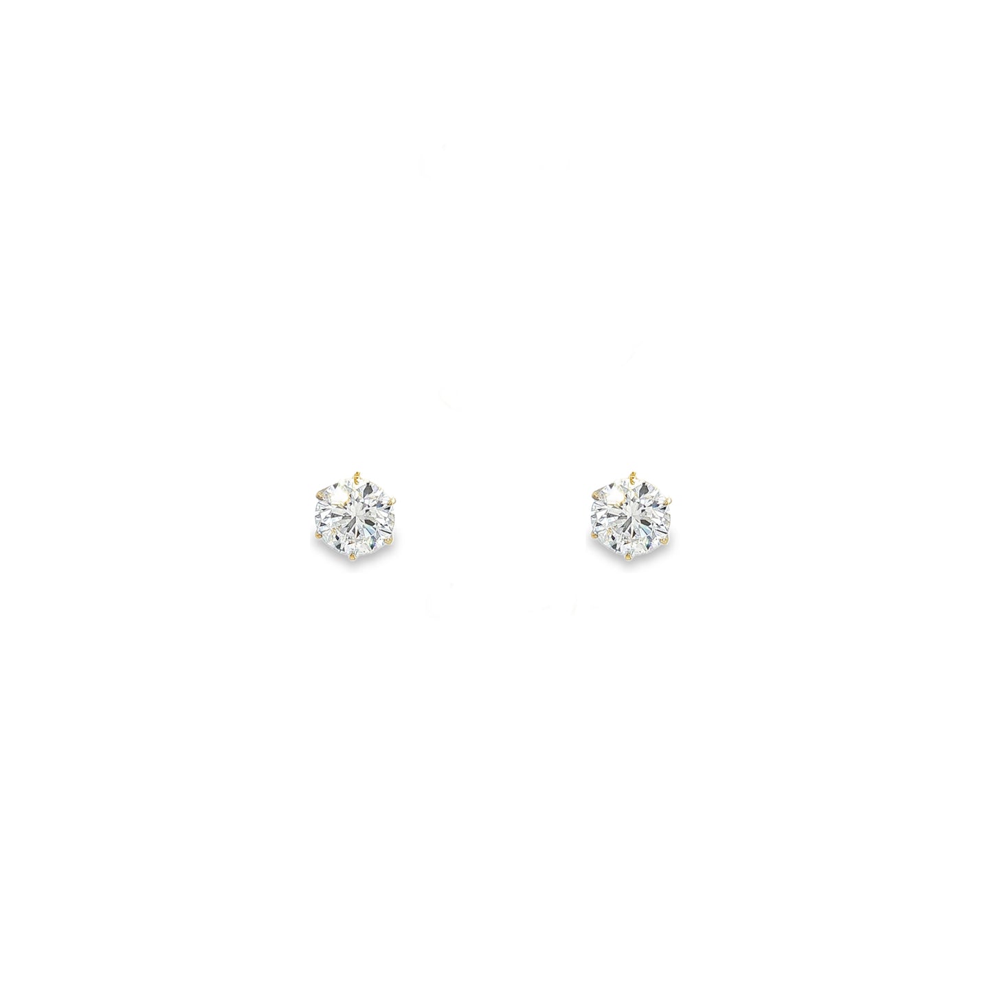 Product Images, Model Photos & Video Set (0.5ct*2 Solitaire Pierced Earrings ) | Lab-Grown Diamond Wholesale