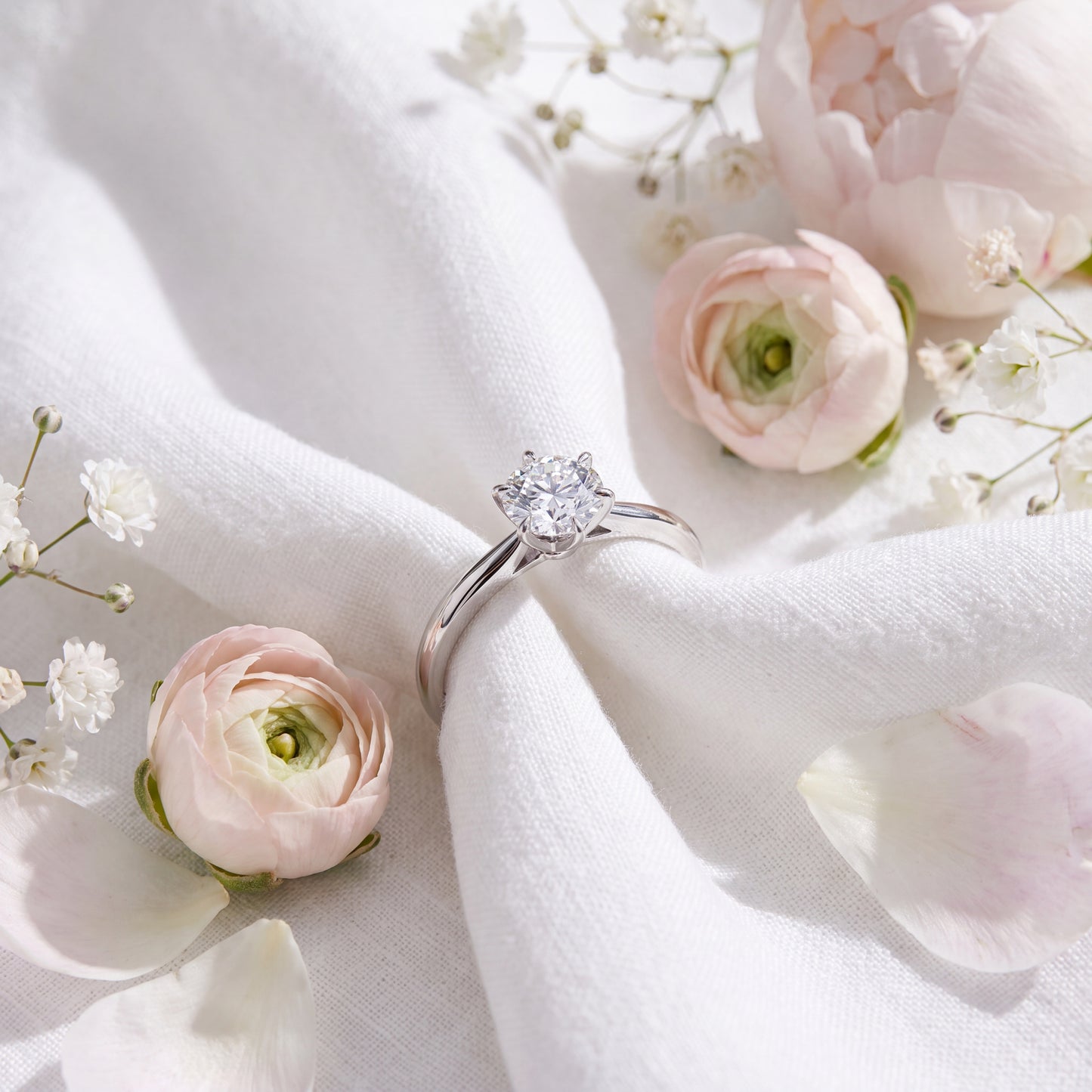 0.5ct Lab Grown Diamond Solitaire Ring | D/VVS2/3EX | with IGI certificate | Wholesale
