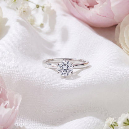 1.0ct Lab Grown Diamond Solitaire Ring | D/VVS2/3EX | with IGI certificate | Wholesale