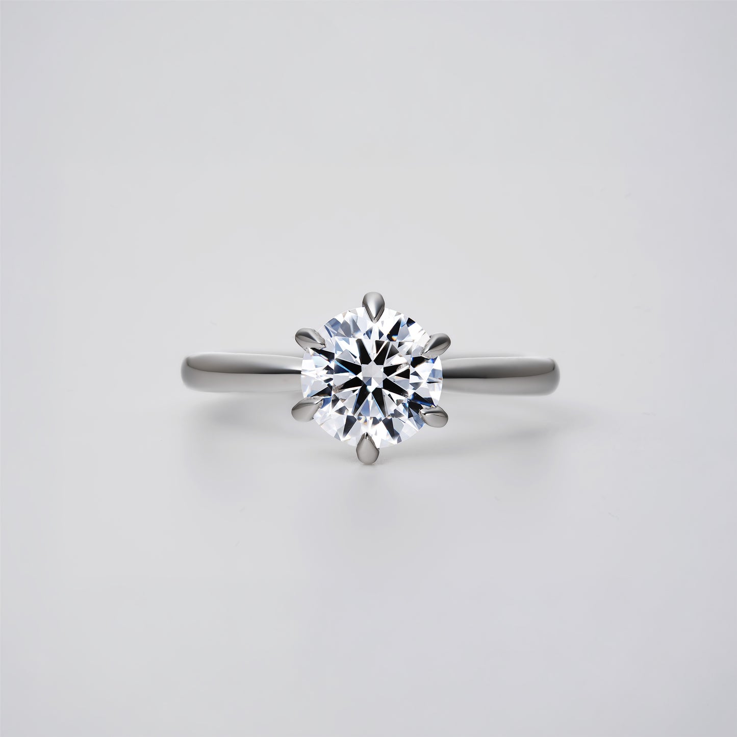 1.0ct Lab Grown Diamond Solitaire Ring | D/VVS2/3EX | with IGI certificate | Wholesale