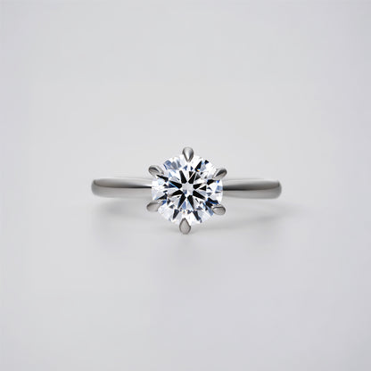 1.0ct Lab Grown Diamond Solitaire Ring | D/VVS2/3EX | with IGI certificate | Wholesale