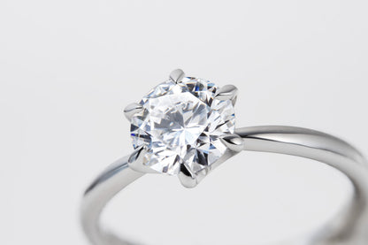 1.0ct Lab Grown Diamond Solitaire Ring | D/VVS2/3EX | with IGI certificate | Wholesale