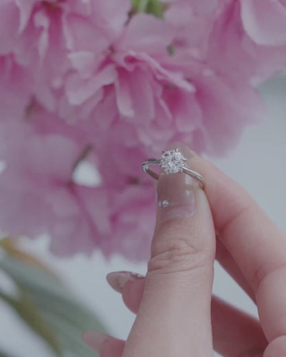 1.0ct Lab Grown Diamond Solitaire Ring | D/VVS2/3EX | with IGI certificate | Wholesale