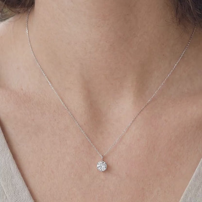 Product Images, Model Photos & Video Set (0.5ct Solitaire Necklace) | Lab-Grown Diamond Wholesale