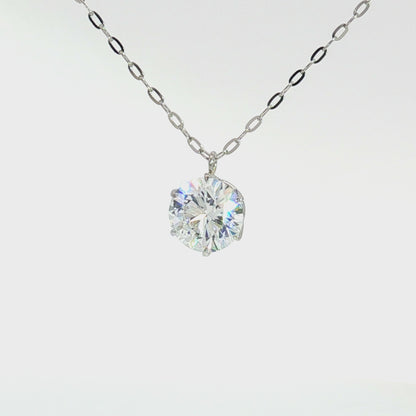 Product Images, Model Photos & Video Set (1ct Solitaire Necklace) | Lab-Grown Diamond Wholesale