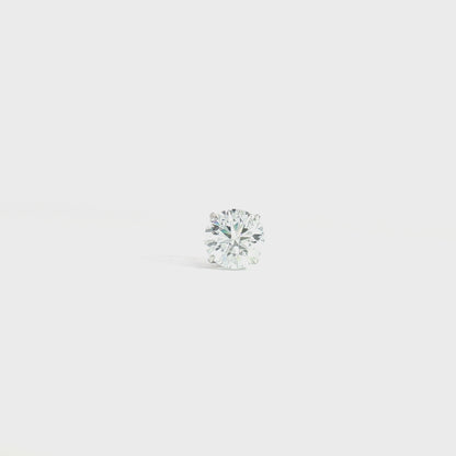 1.0ct Lab Grown Diamond Solitaire Pierced Earrings | D/VVS2/3EX | with IGI certificate | Wholesale