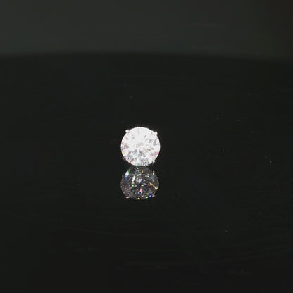 Product Images, Model Photos & Video Set (1.0ct*2 Solitaire Pierced Earrings ) | Lab-Grown Diamond Wholesale