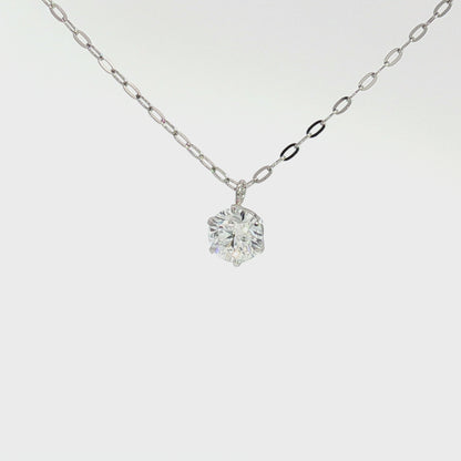 0.3ct Lab Grown Diamond Solitaire Necklace | D/VVS2/3EX | with IGI certificate | Wholesale