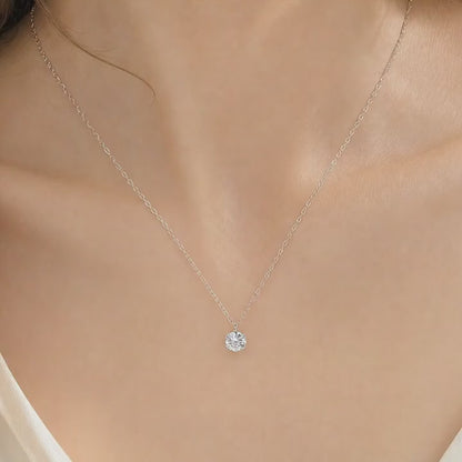 Product Images, Model Photos & Video Set (0.3ct Solitaire Necklace) | Lab-Grown Diamond Wholesale